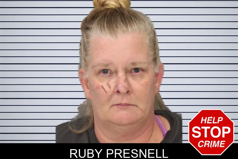 Ruby Presnell mugshot