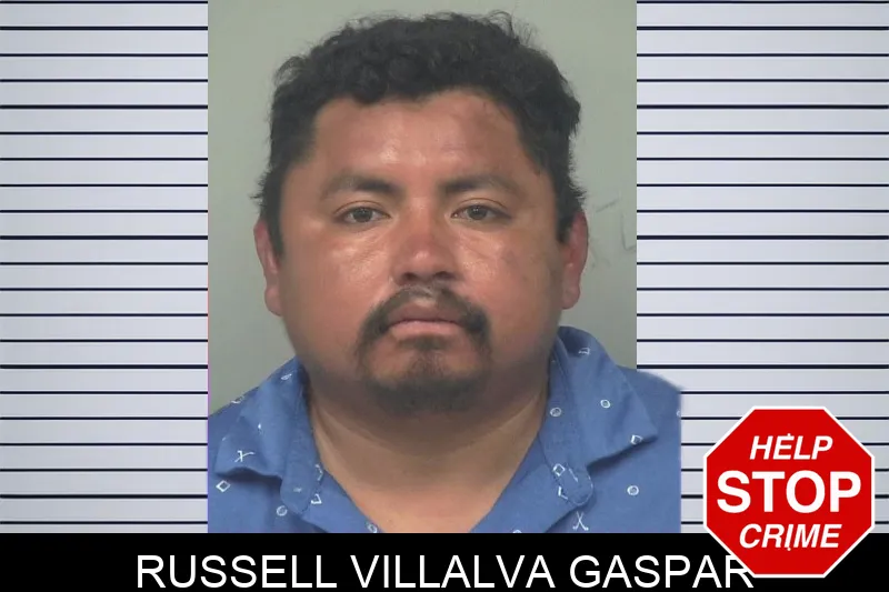 Russell Villalva Gaspar mugshot