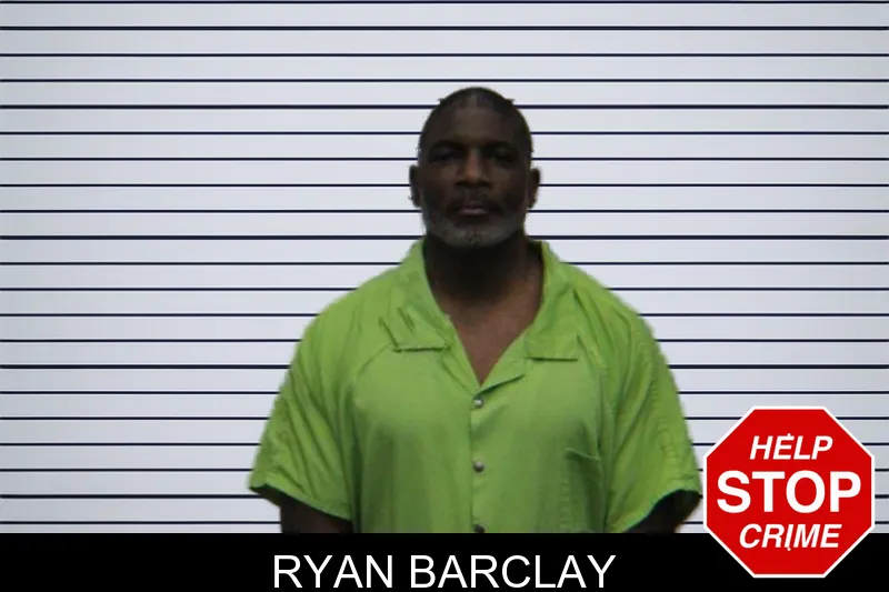Ryan Barclay mugshot