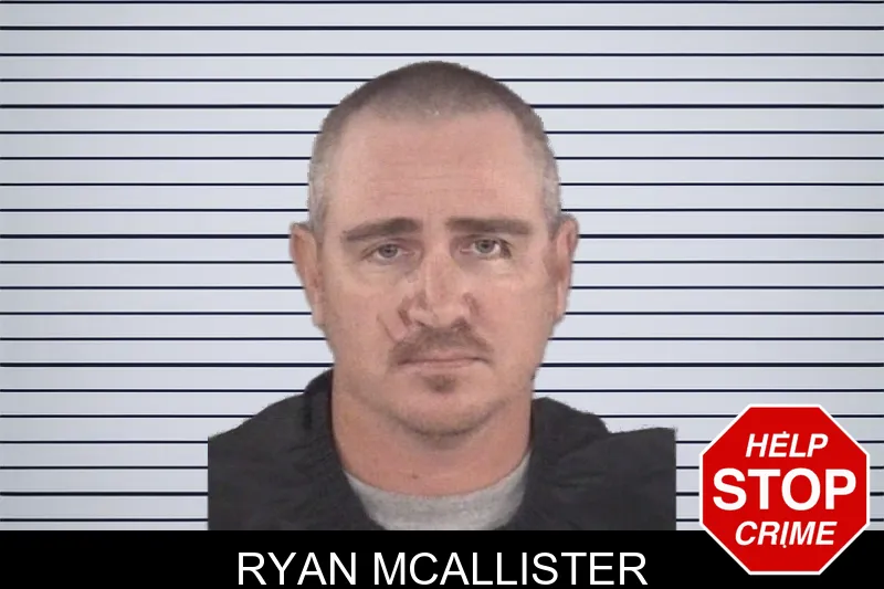 Ryan McAllister mugshot