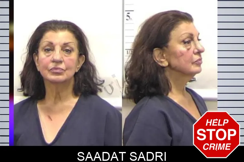 Saadat Sadri mugshot