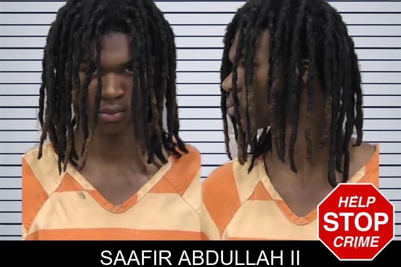 Saafir Abdullah II mugshot