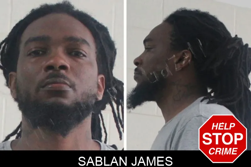 Sablan James mugshot