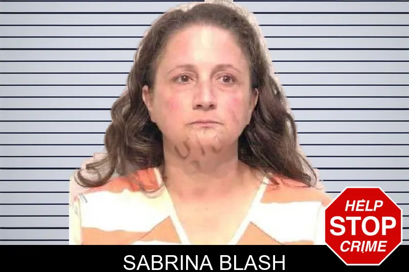 Sabrina Blash mugshot