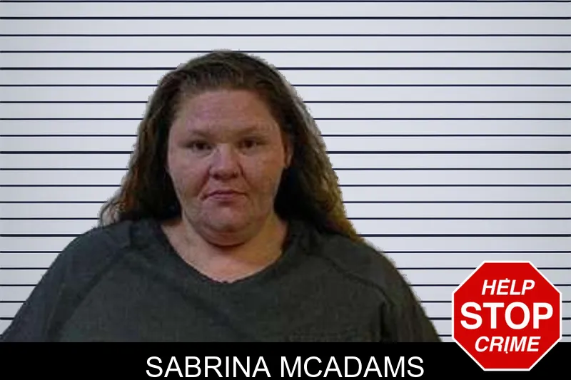 Sabrina McAdams mugshot