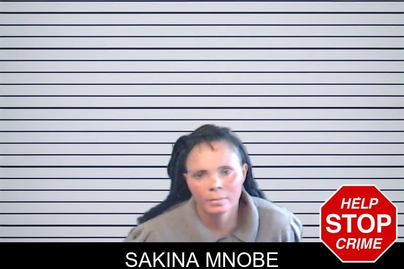 Sakina Mnobe mugshot