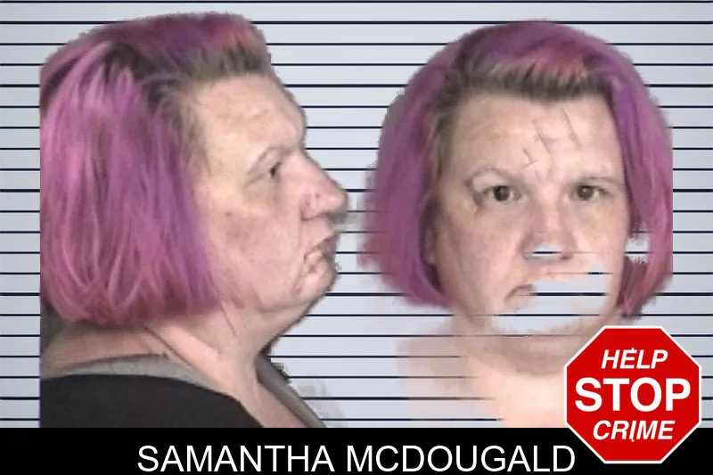 Samantha McDougald mugshot