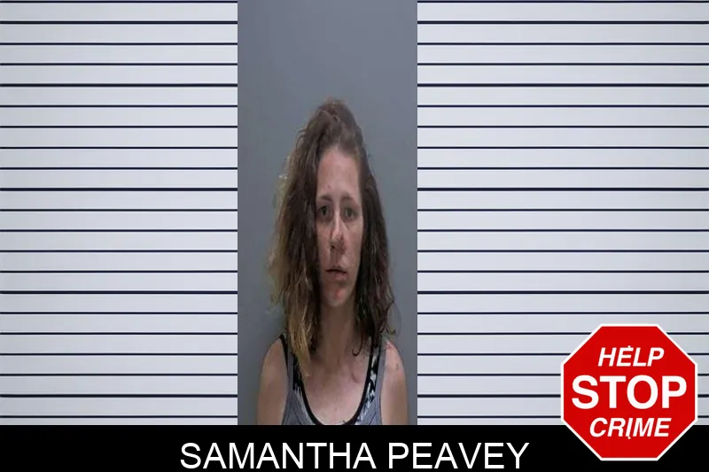 Samantha Peavey mugshot