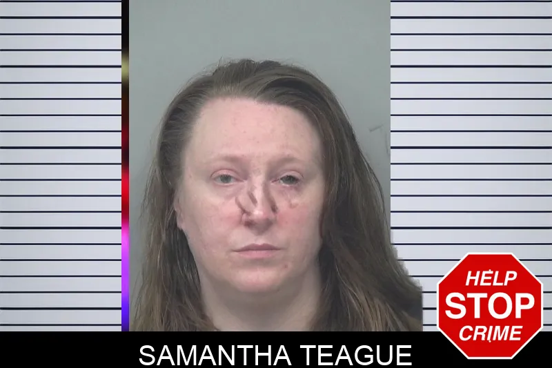 Samantha Teague mugshot