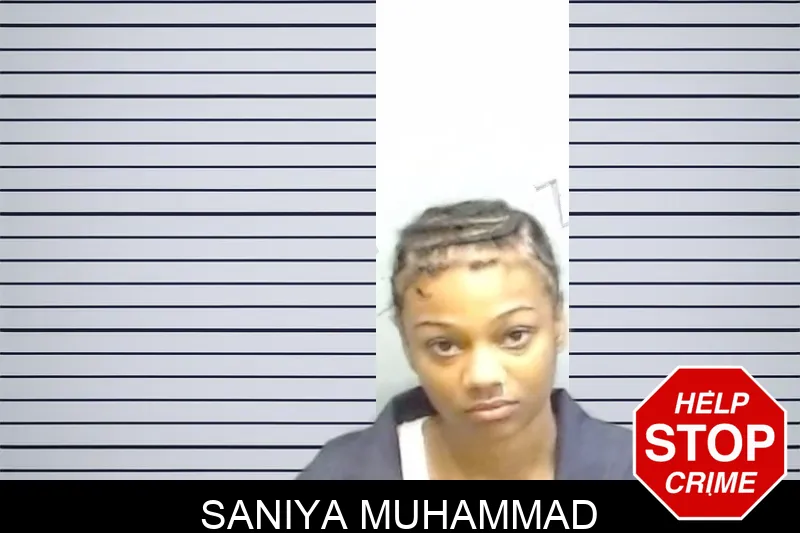 Saniya Muhammad mugshot