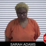 Sarah Adams mugshot