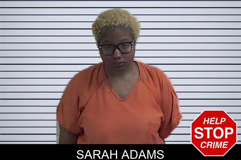 Sarah Adams mugshot