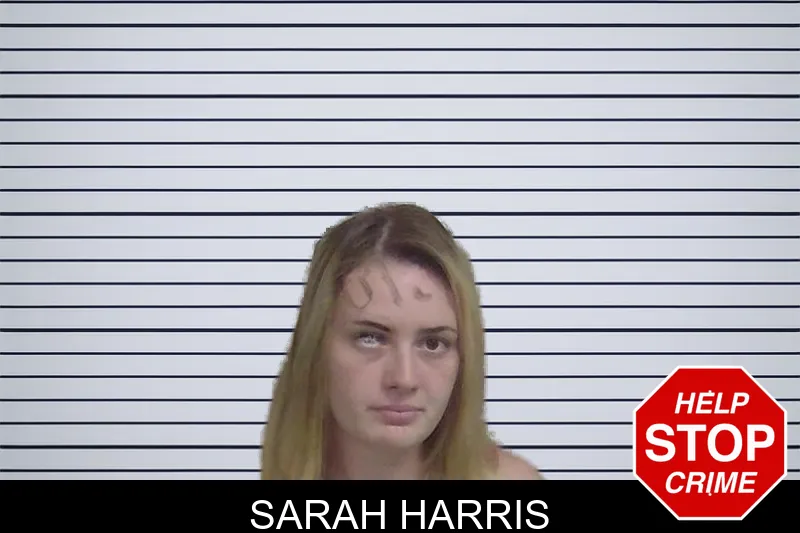 Sarah Harris mugshot