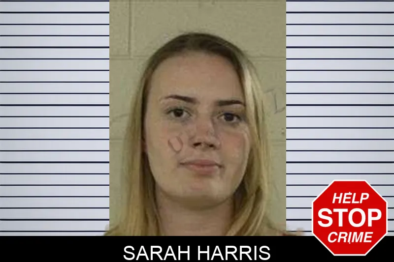 Sarah Harris mugshot