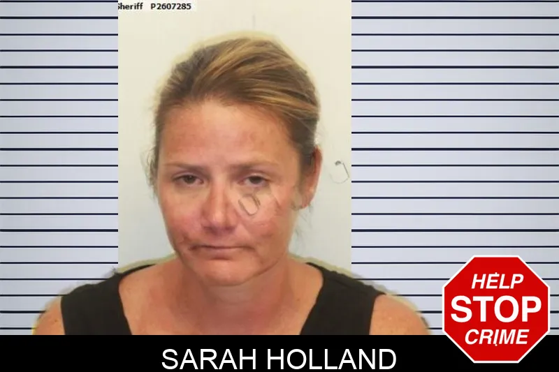 Sarah Holland mugshot