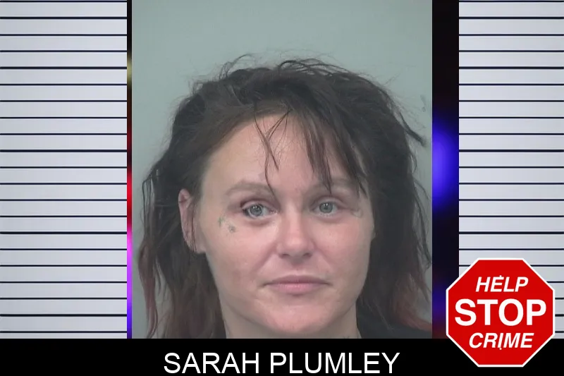 Sarah Plumley mugshot