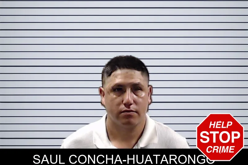 Saul Concha-Huatarongo mugshot