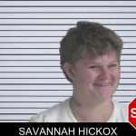 Savannah Hickox mugshot