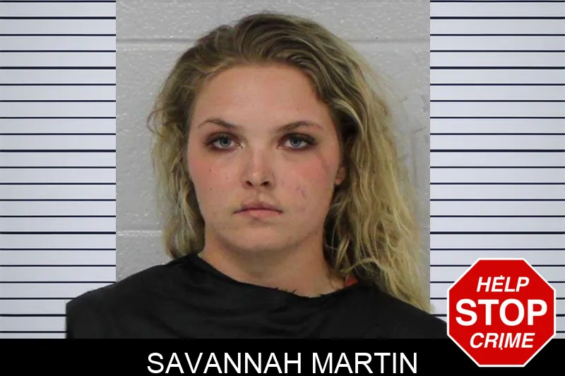 Savannah Martin mugshot