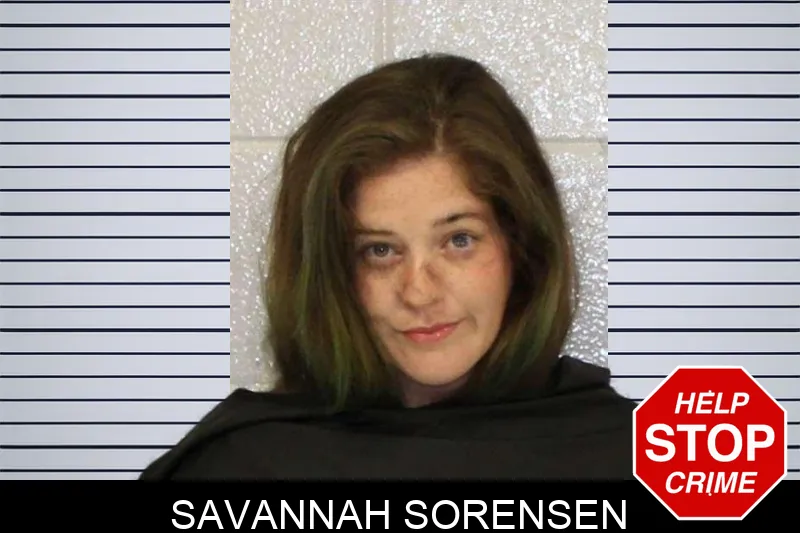 Savannah Sorensen mugshot