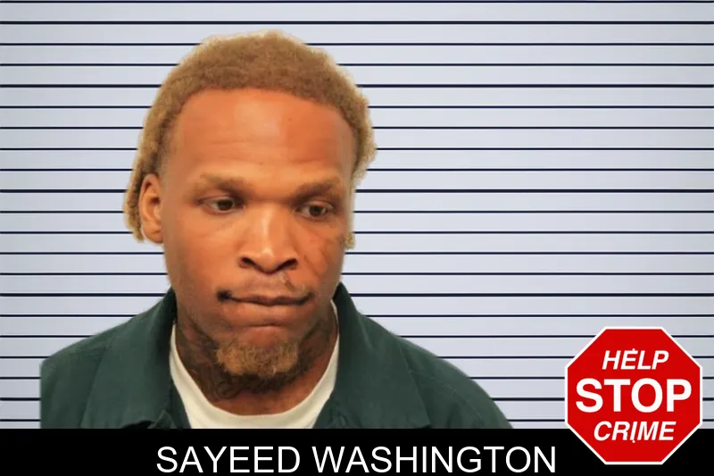 Sayeed Washington mugshot