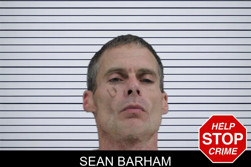 Sean Barham mugshot