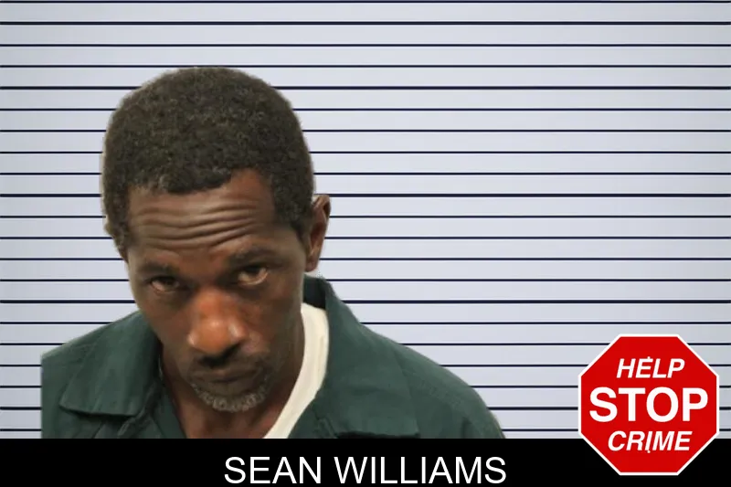 Sean Williams mugshot