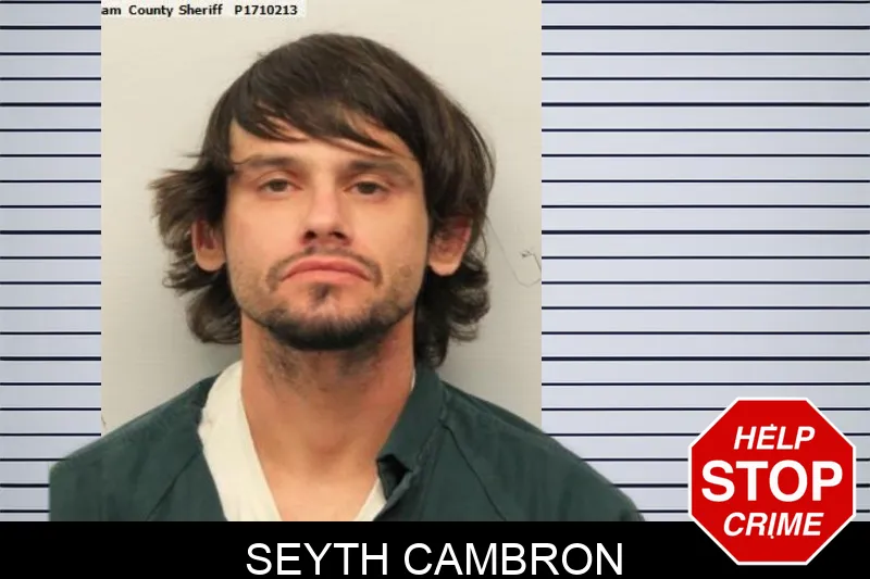 Seyth Cambron mugshot