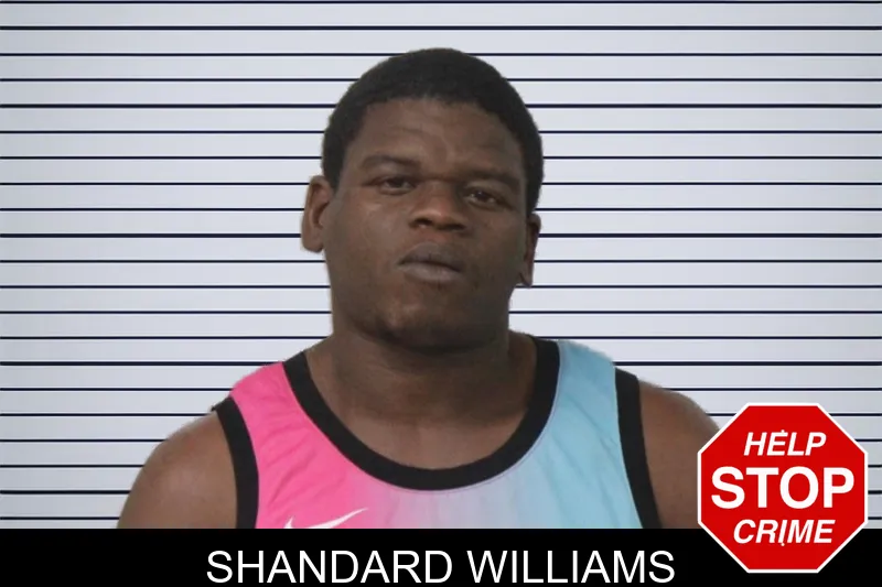 Shandard Williams mugshot