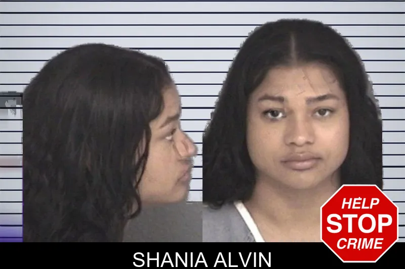 Shania Alvin mugshot