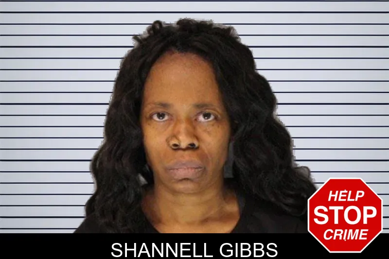 Shannell Gibbs mugshot