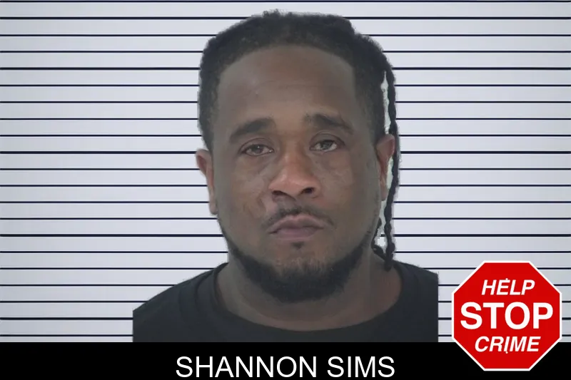 Shannon Sims mugshot