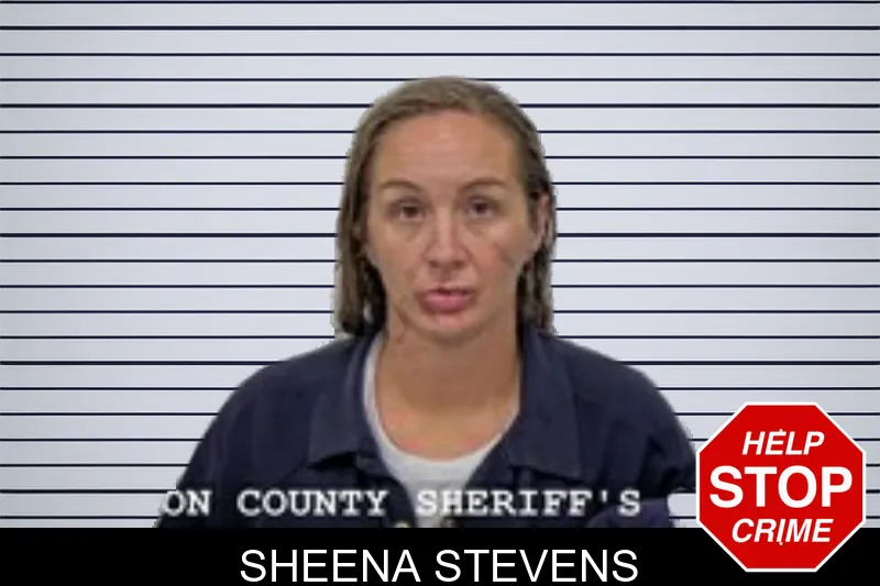 Sheena Stevens mugshot