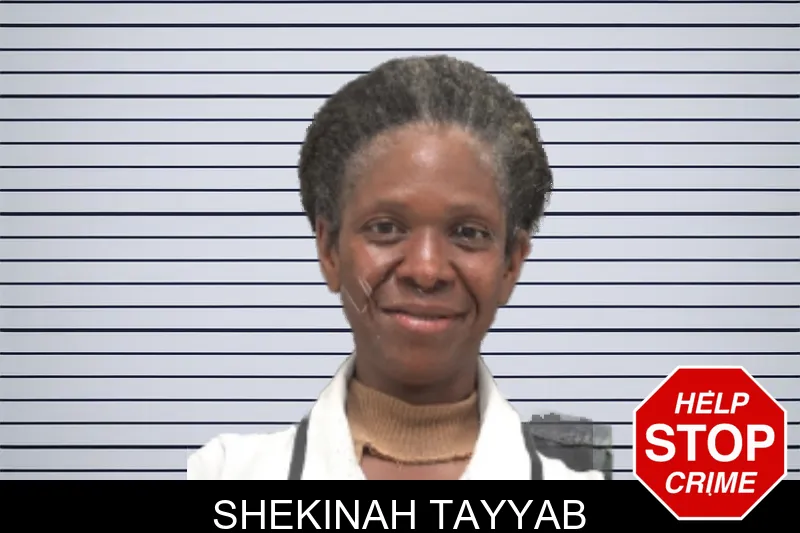 Shekinah Tayyab mugshot