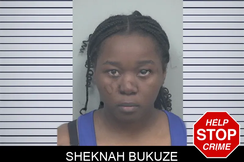 Sheknah Bukuze mugshot