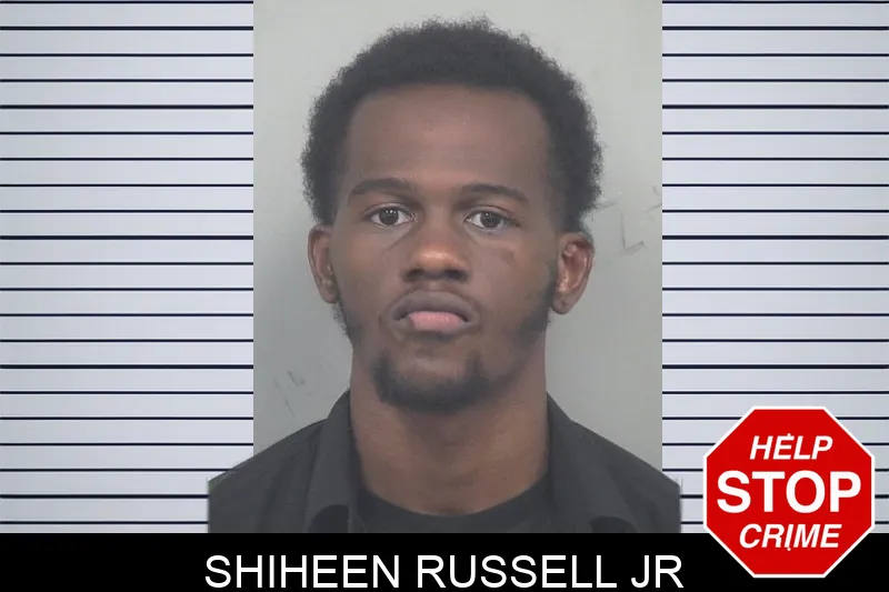 Shiheen Russell Jr mugshot