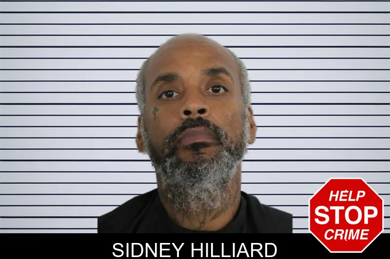 Sidney Hilliard mugshot