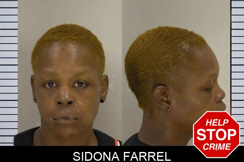Sidona Farrel mugshot