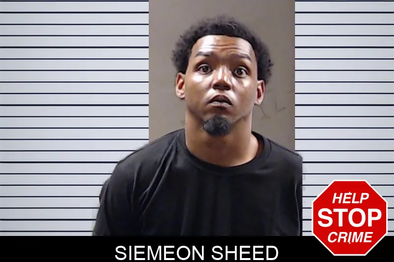 Siemeon Sheed mugshot