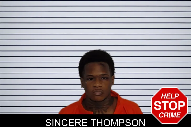 Sincere Thompson mugshot