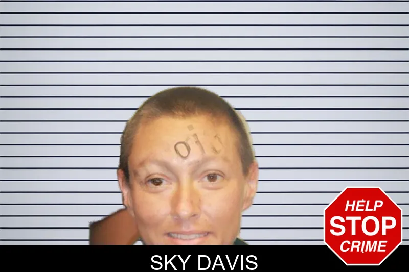 Sky Davis mugshot