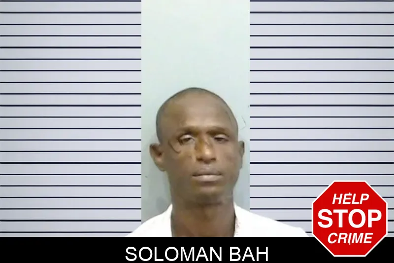Soloman Bah mugshot