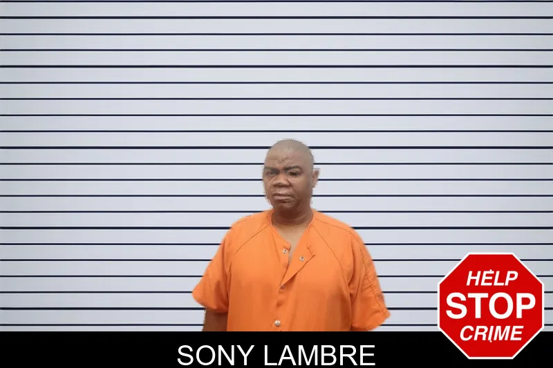 Sony Lambre mugshot