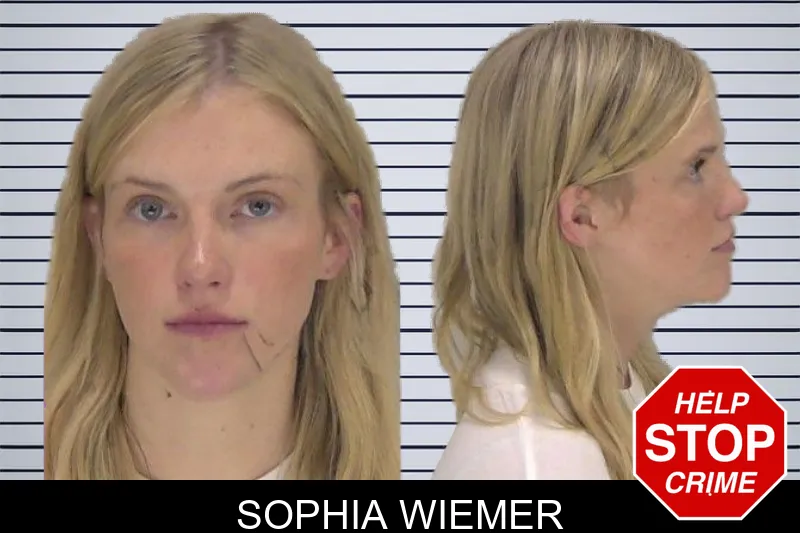 Sophia Wiemer mugshot