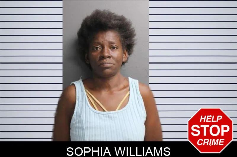 Sophia Williams mugshot