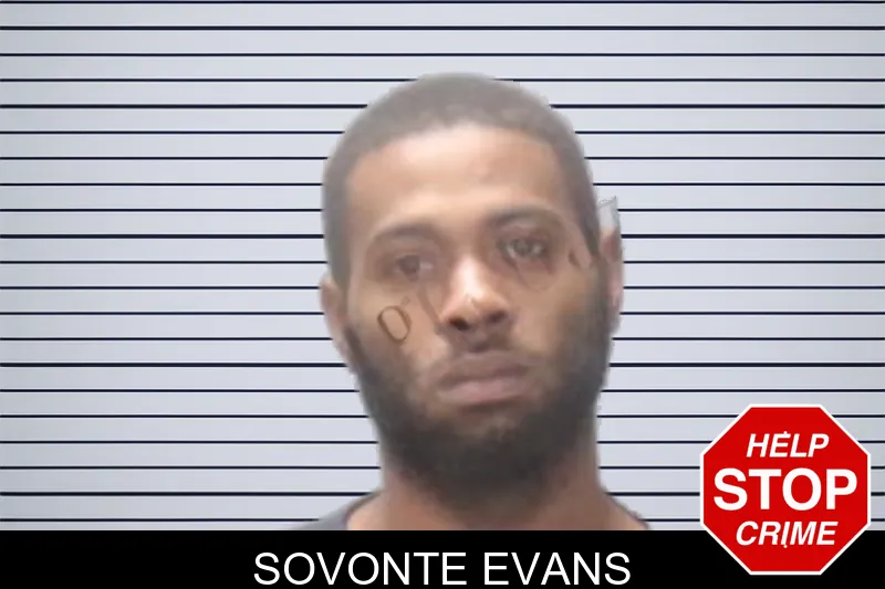 Sovonte Evans mugshot