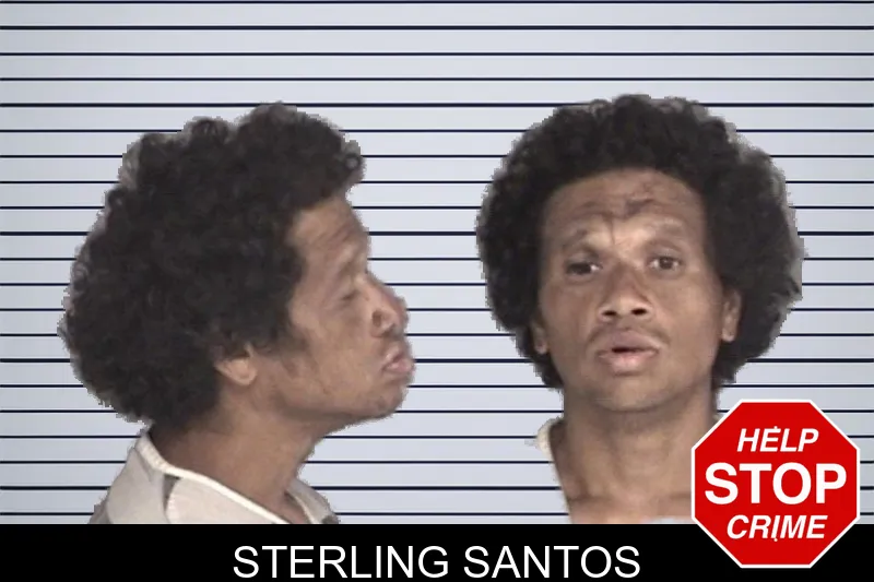 Sterling Santos mugshot