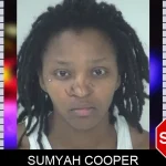 Sumyah Cooper mugshot