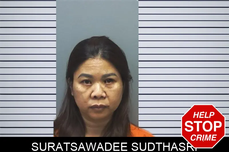 Suratsawadee Sudthasri mugshot – Cherokee County , Georgia Suratsawadee Sudthasri mugshot