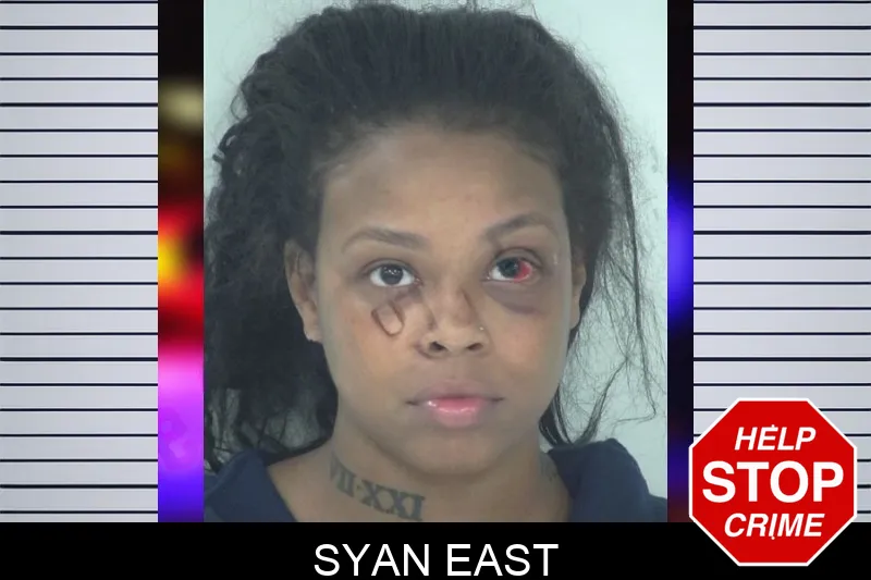 Syan East mugshot